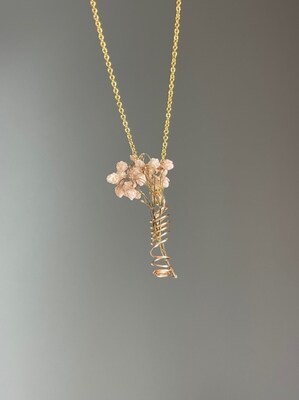 Flower Holder Vase Necklace, Gift For Daughter - image2